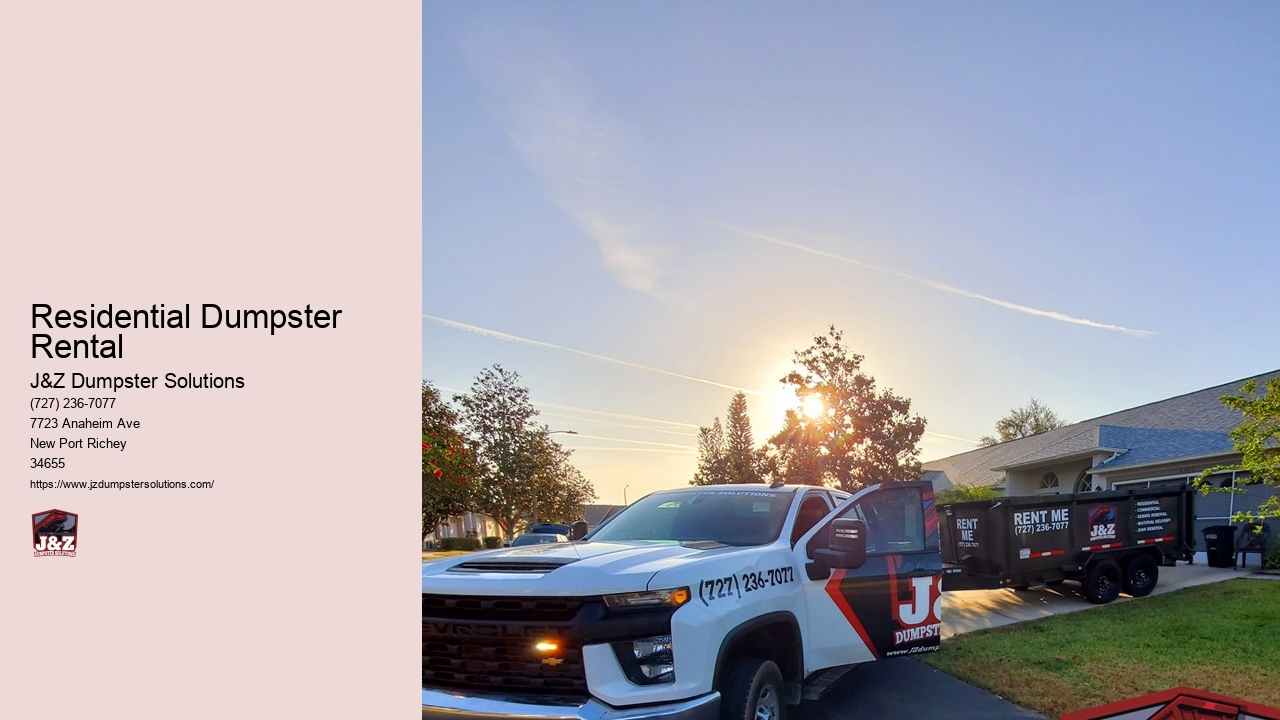 Residential Dumpster Rental
