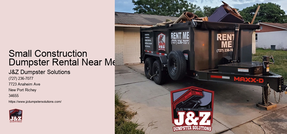 8 Yard Dumpster Rental Cost